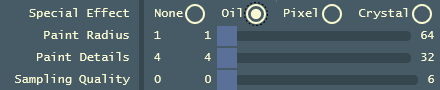Automatic Pixel Ruler Oil settings